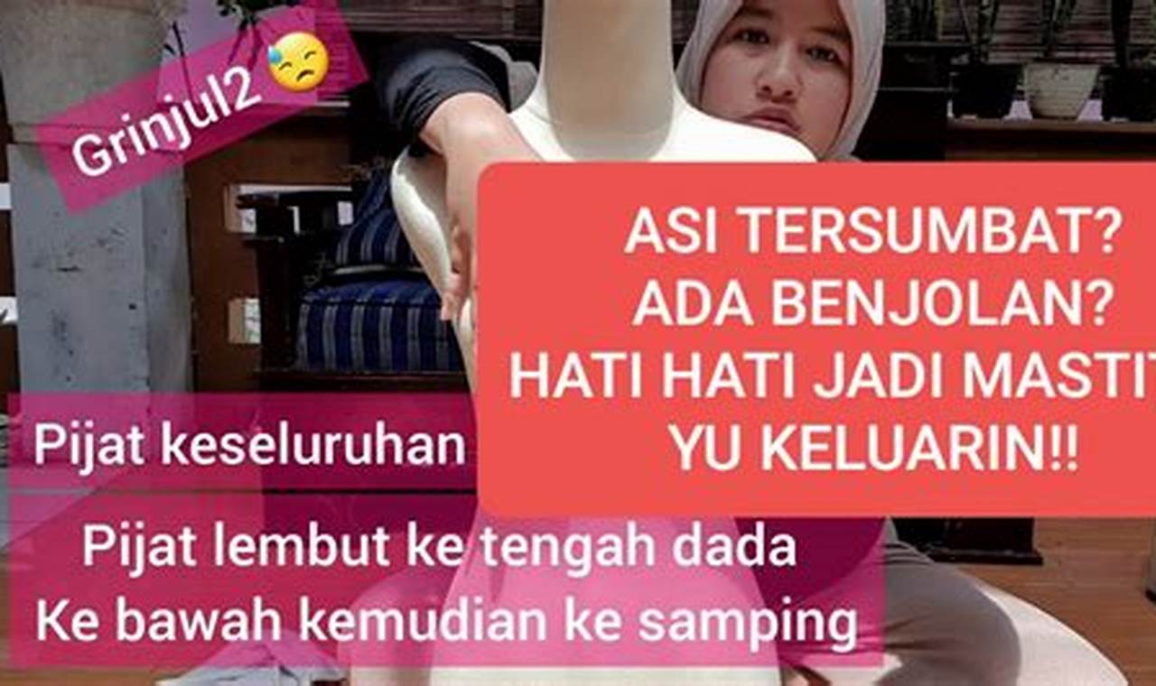 cara mengatasi asi tersumbat